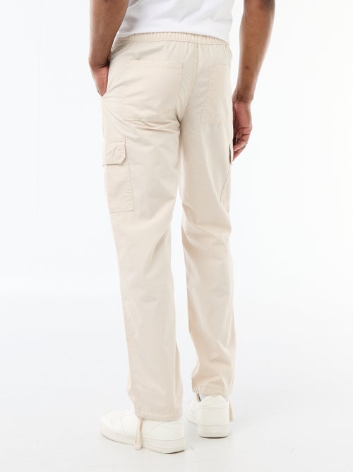 Pantalón multibolsillos regular fit - Kiabi