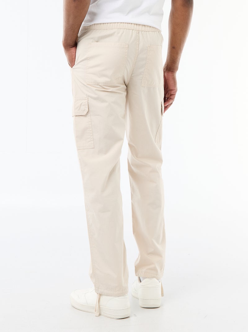 Pantalón multibolsillos regular fit Gris - Kiabi