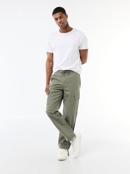 Pantalón multibolsillos regular fit - Kiabi