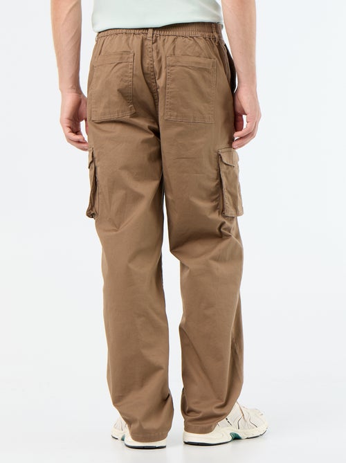 Pantalón multibolsillos relaxed fit - Kiabi
