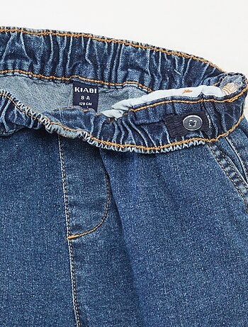 Pantalón multibolsillos vaquero elástico - Corte + ajustado