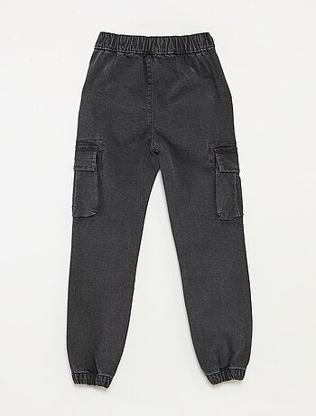 Pantalón multibolsillos vaquero elástico - Corte + ajustado