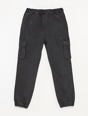 Pantalón multibolsillos vaquero elástico - Corte + cómodo