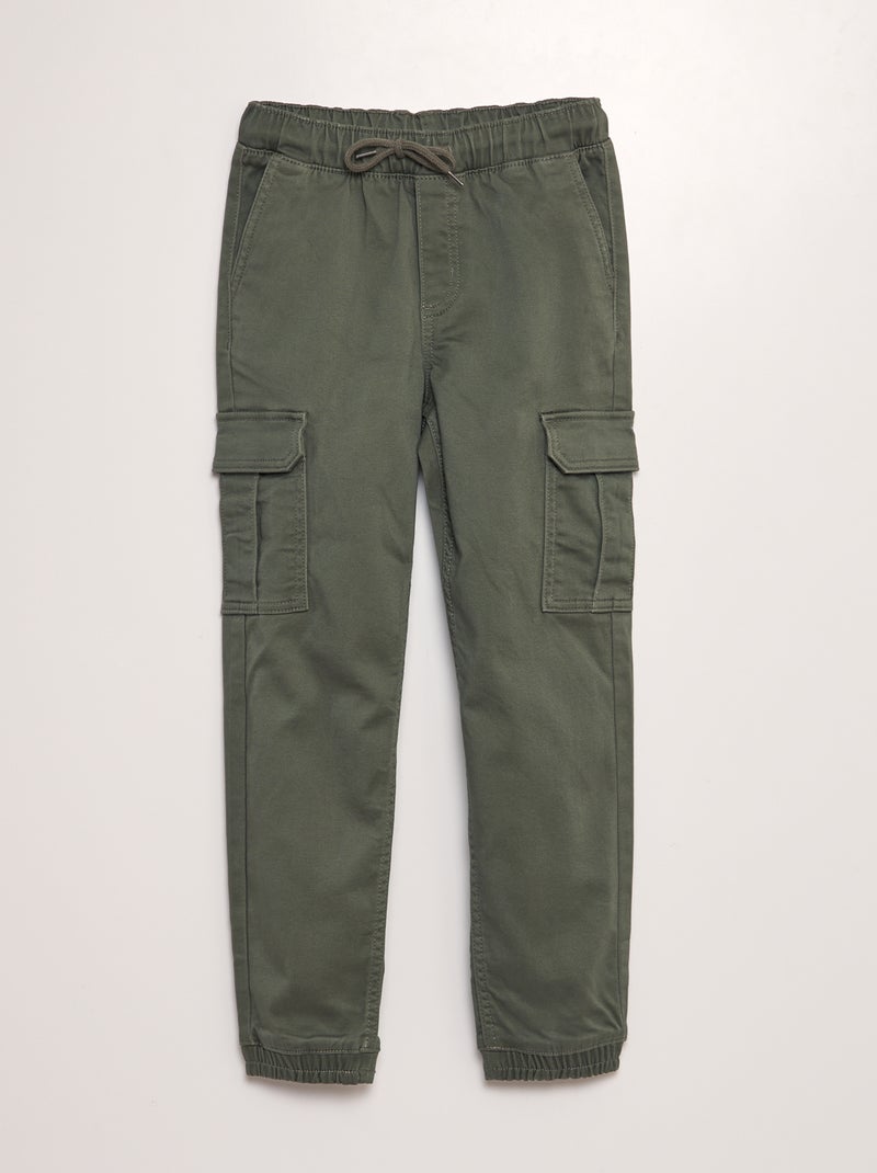 Pantalón multibolsillos VERDE - Kiabi