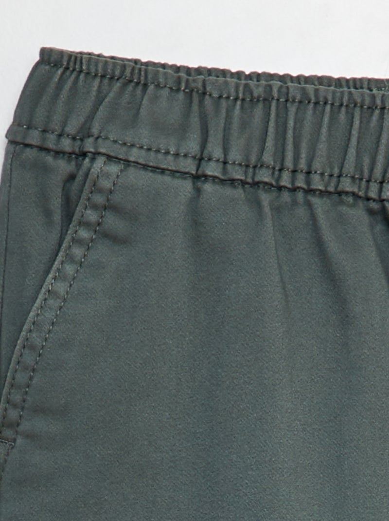 Pantalón multibolsillos VERDE - Kiabi