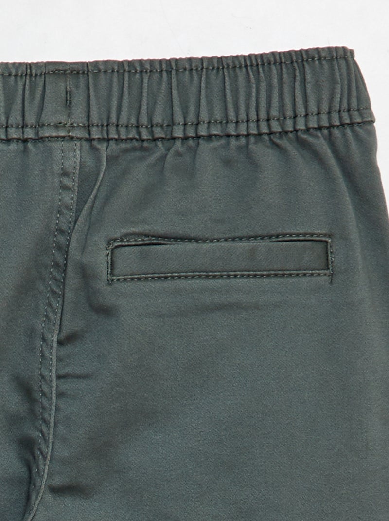 Pantalón multibolsillos VERDE - Kiabi