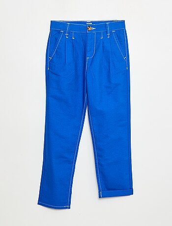 Pantalón Oxford con pinzas