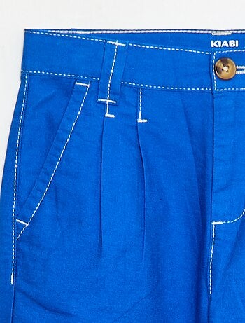 Pantalón Oxford con pinzas