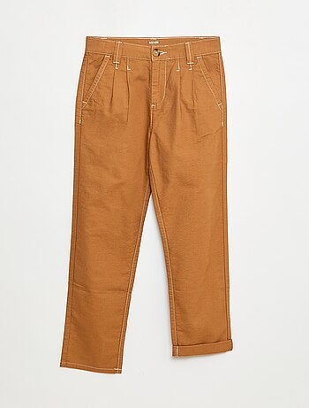 Pantalón Oxford con pinzas