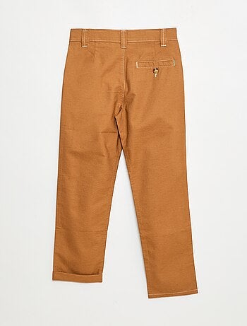 Pantalón Oxford con pinzas