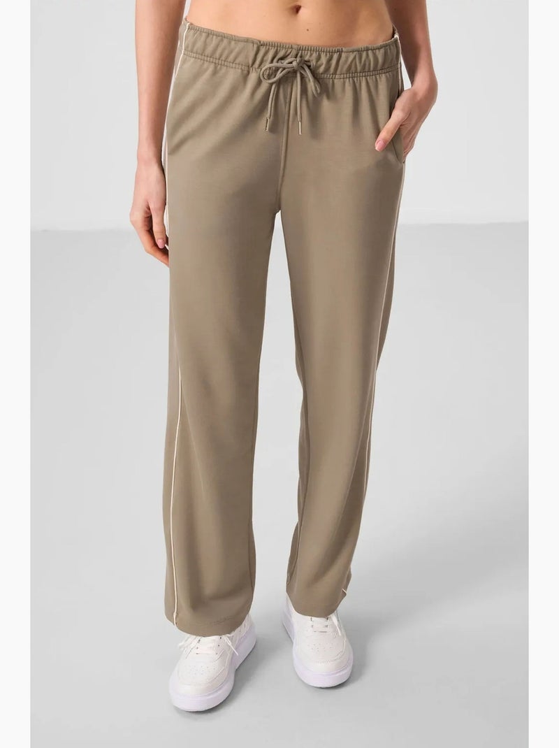 Pantalón palazzo de pernera ancha tommy Caqui - Kiabi