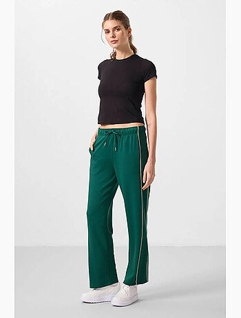 Pantalón palazzo de pernera ancha tommy
