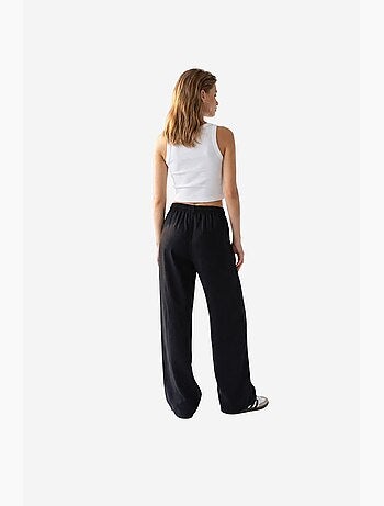 Pantalón palazzo de tencel de pernera ancha mixray