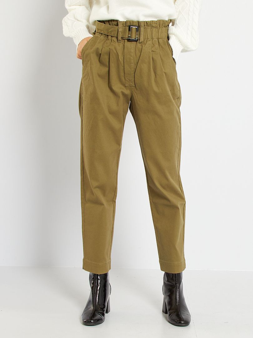 Pantalones Paper Bag de Mujer, Nueva Colección Online