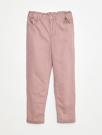 Pantalón paperbag acolchado