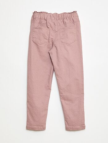 Pantalón paperbag acolchado