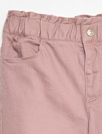 Pantalón paperbag acolchado