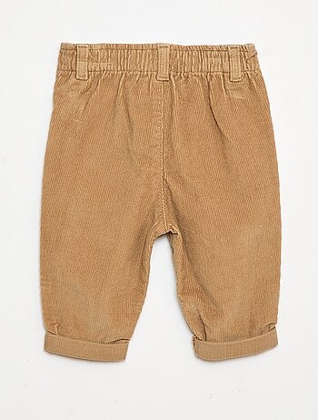 Pantalón paperbag de pana