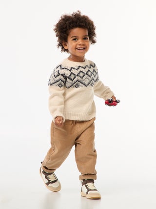 Pantalón paperbag de pana