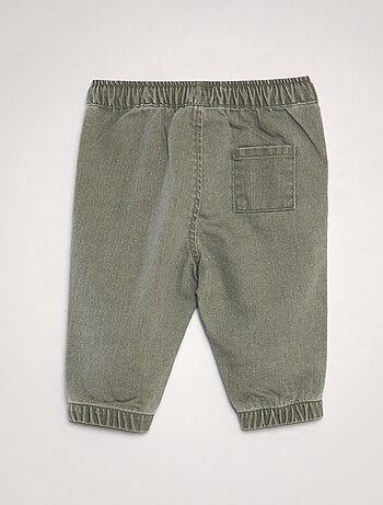 Pantalona Linen Fresh Pregas Verde