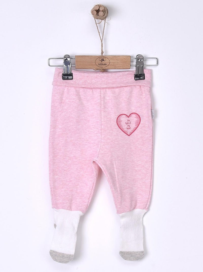 Pantalón para bebé en algodón orgánico "active", estilo y confort | Kitikate Rosa - Kiabi