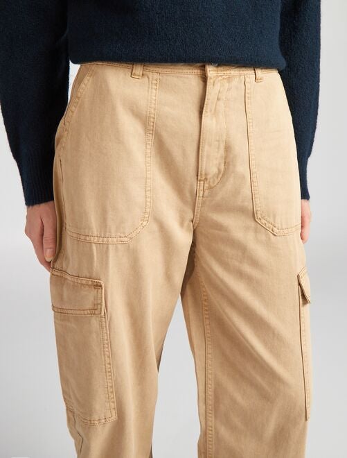 Pantalón de pana - beige - Kiabi - 22.00€