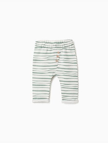 Pantalón perchado a rayas