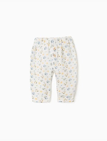 Pantalón perchado con estampado colorido