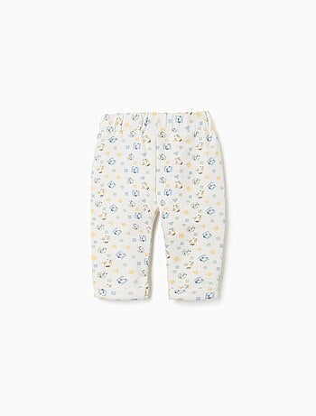 Pantalón perchado con estampado colorido