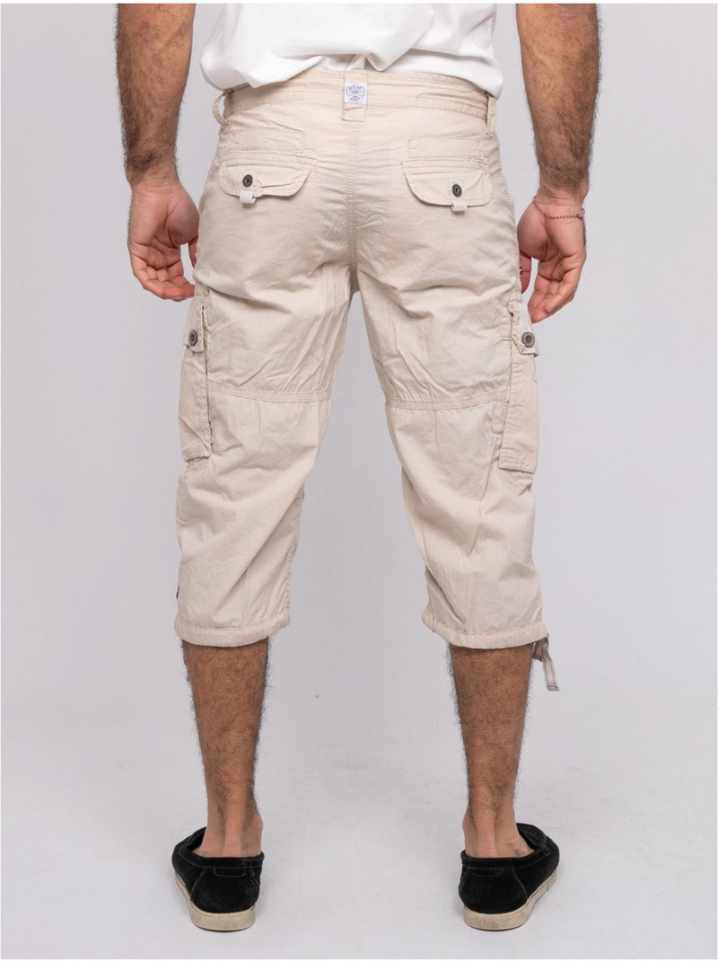 Pantalón pirata batalla bedancer Beige - Kiabi