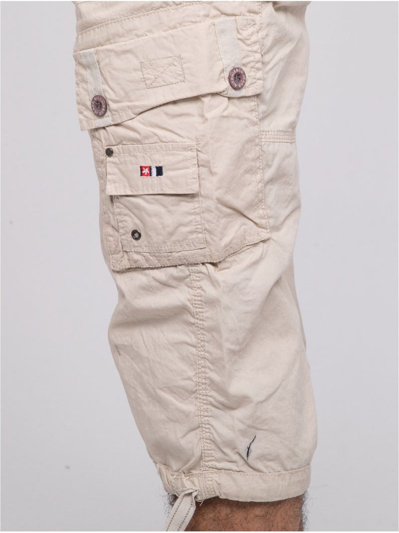 Pantalón pirata batalla bedancer Beige - Kiabi