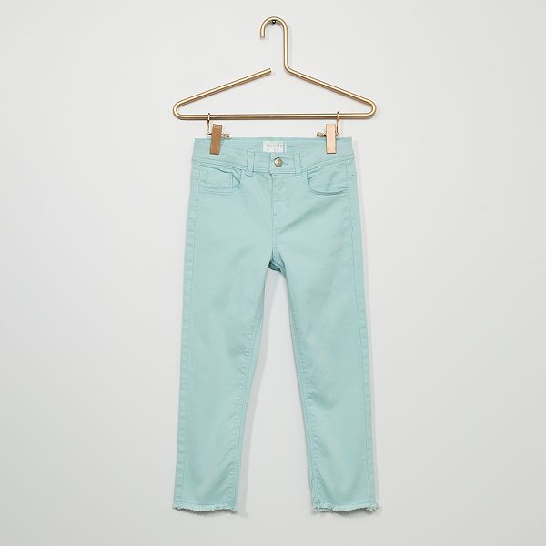 Pantalón pirata skinny Niña 3-12 años - azul cristal - Kiabi - 8,00€