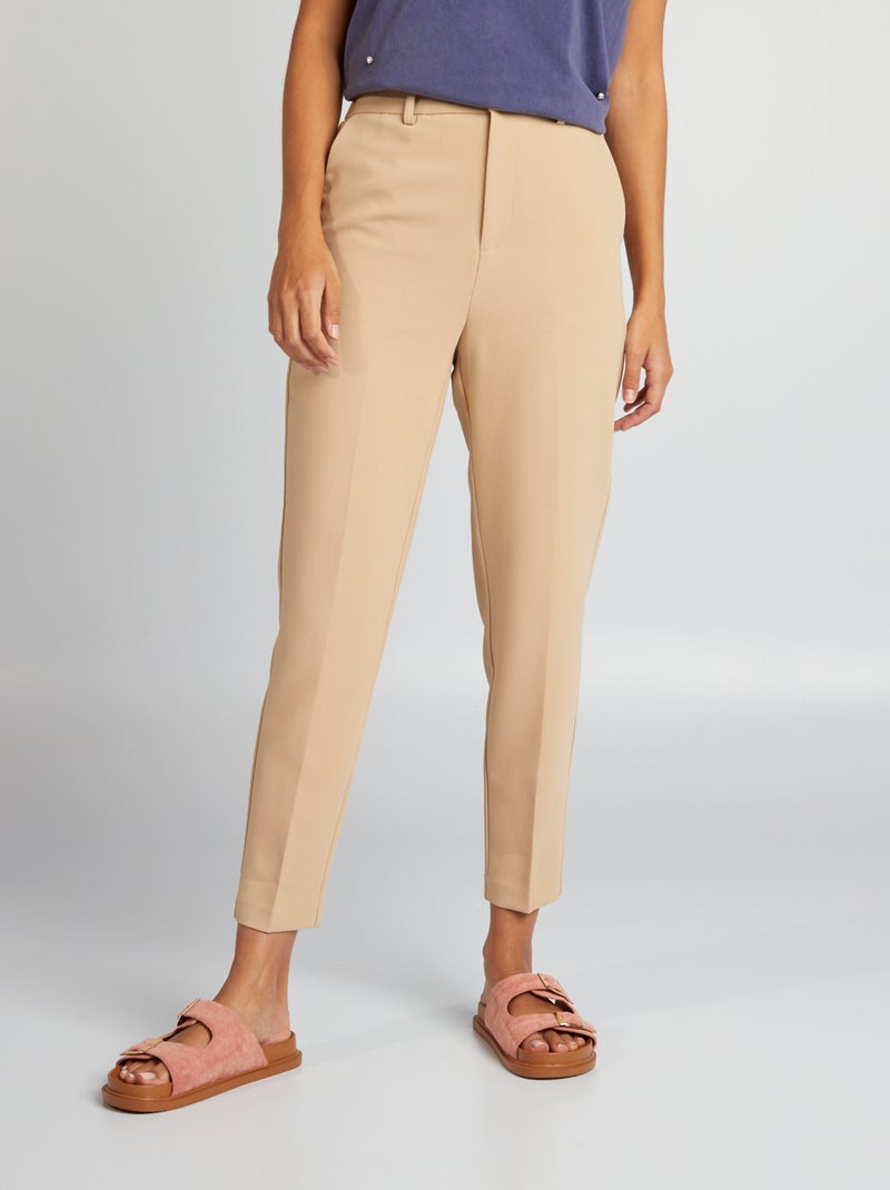Pantalón pitillo BEIGE - Kiabi