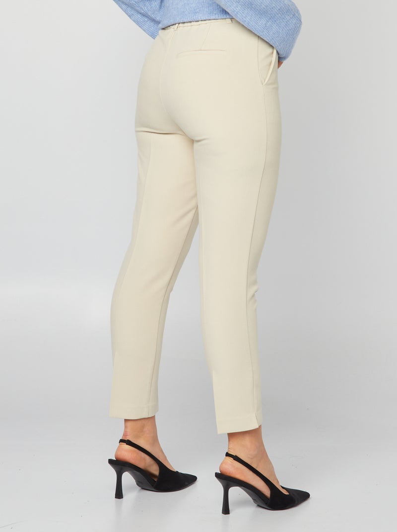 Pantalón pitillo BEIGE - Kiabi