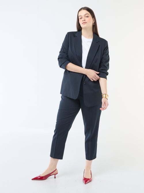 Pantalón pitillo con cierre con corchete y cremallera - Kiabi