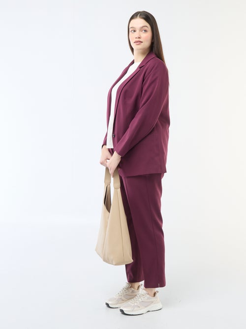 Pantalón pitillo con cierre con corchete y cremallera - Kiabi