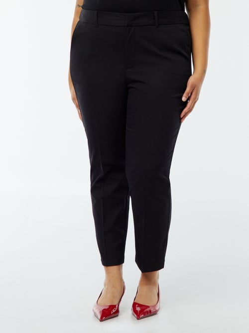 Pantalón pitillo con cierre de gancho y cremallera - Kiabi