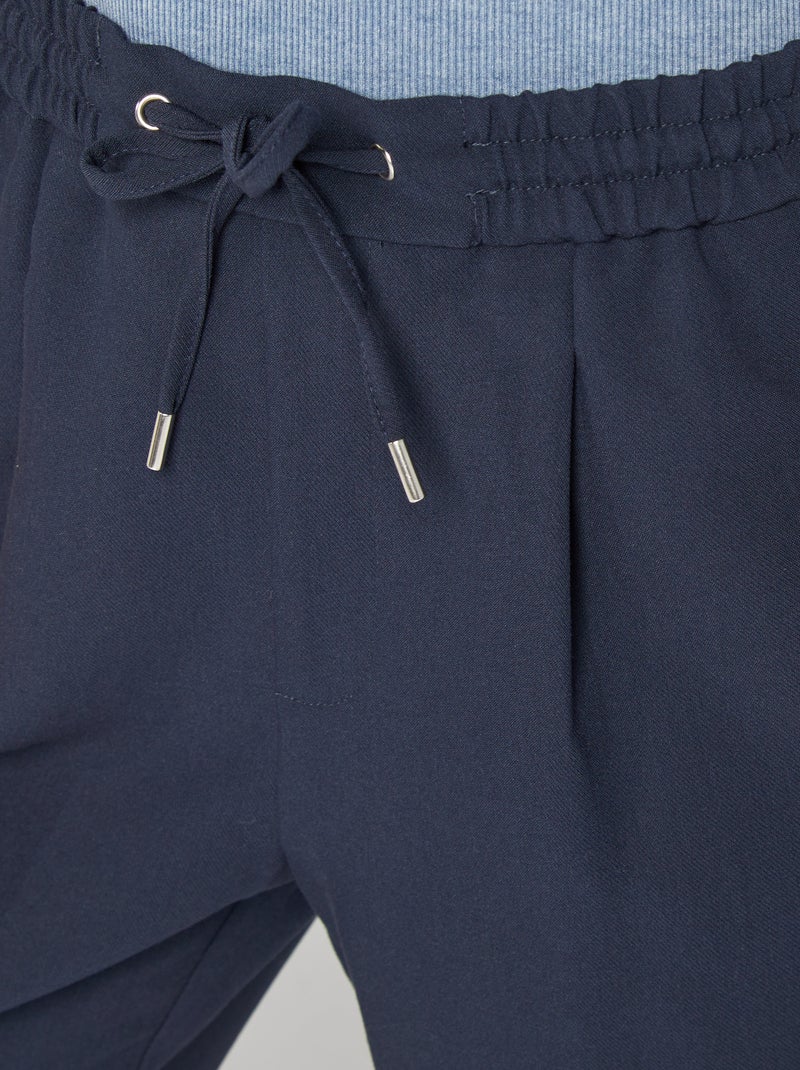 Pantalón pitillo estilo jogging AZUL - Kiabi