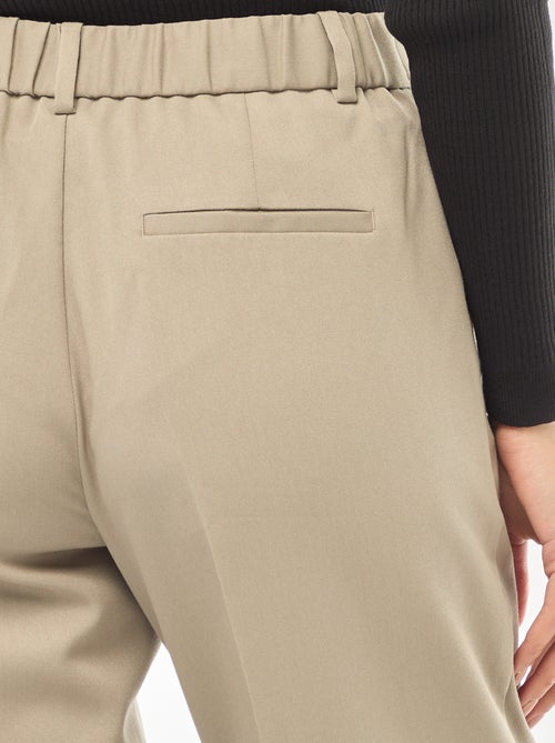 Pantalón pitillo liso con 2 bolsillos - Kiabi