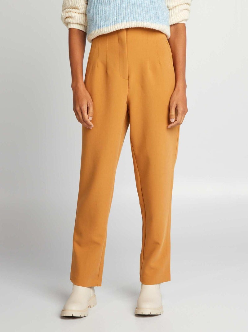 Pantalón pitillo MARRON - Kiabi