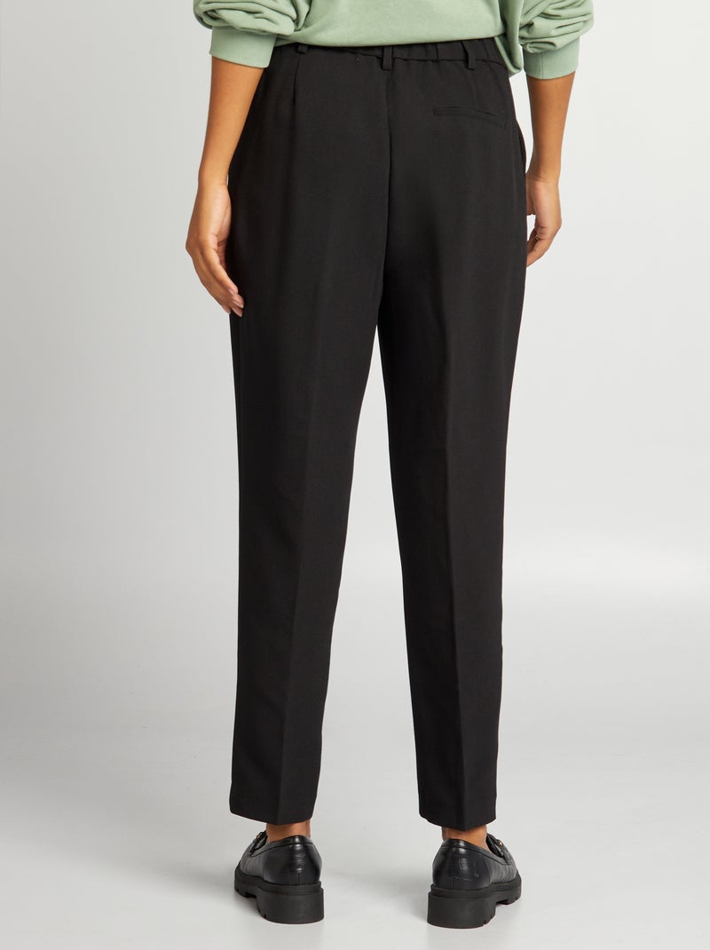 Pantalón pitillo negro - Kiabi