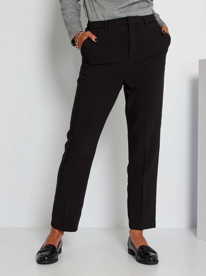 Pantalón pitillo negro - Kiabi