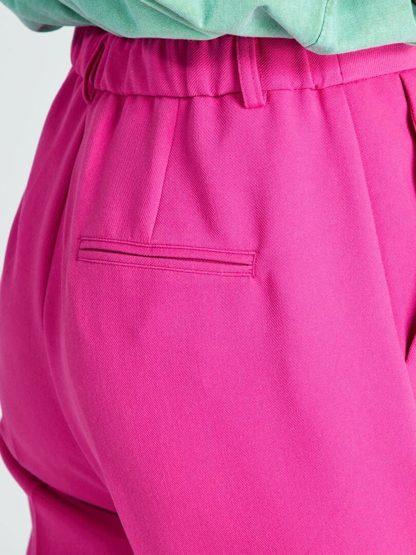 Pantalón pitillo Rosa - Kiabi
