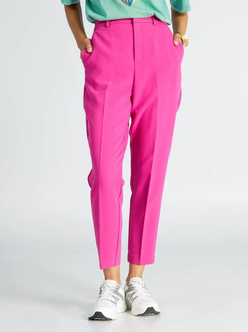 Pantalón pitillo Rosa - Kiabi