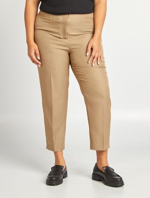 Pantalon chino mujer talla grande sale