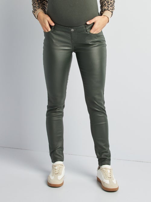 Pantalón premamá con banda elástica - Kiabi