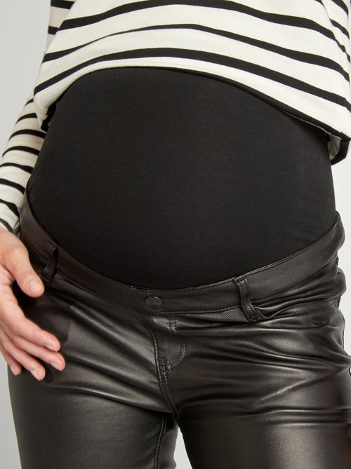 Pantalón premamá con banda elástica - Kiabi