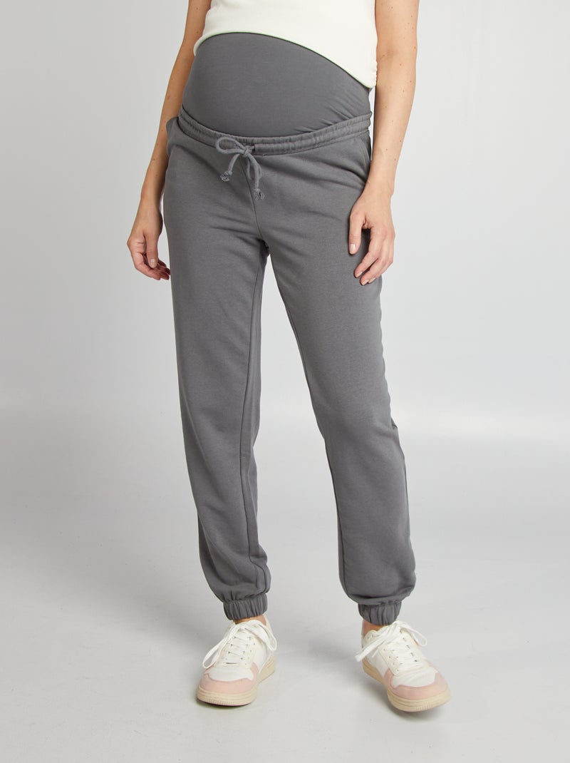 Pantalón premamá de jogging GRIS Premamá Mujer Kiabi
