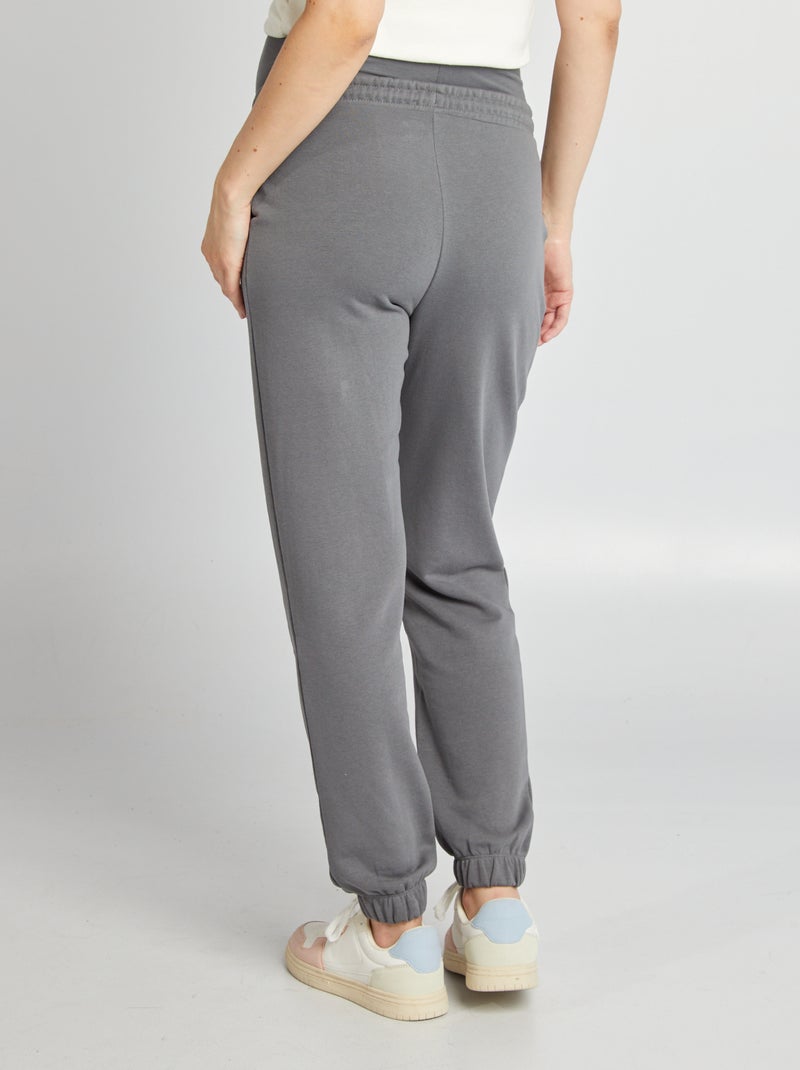 Pantalón premamá de jogging GRIS - Kiabi