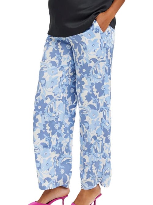 Pantalón Premamá Estampado Vero Moda - Kiabi Pantalón Premamá Estampado Vero Moda - Kiabi